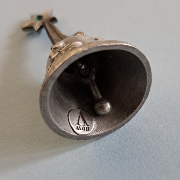 Avon Pewter Mini Christmas Bell - Picture 2 of 4